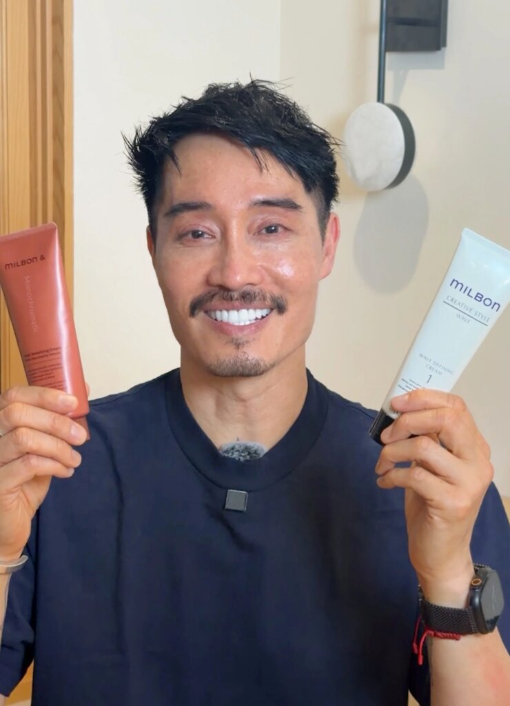 Anh Co Tran with Velvet Texturizing Cream and Wave Defining Cream