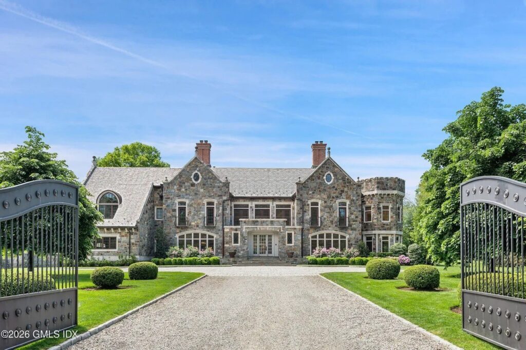 $13.5 Million Stone Manor Brings Old-World Castle Charm to Greenwich realtor.com