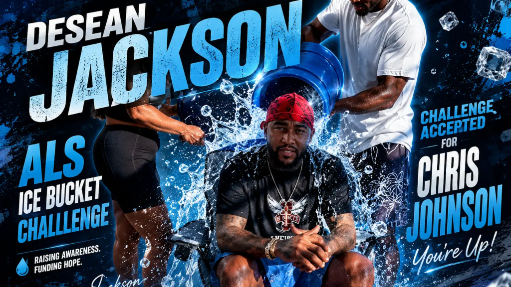 DeSean Jackson completes ALS Ice Bucket Challenge, Donates $2,5000 for Chris Johnson DeSean Jackson completes ALS Ice Bucket Challenge, Donates $2,5000 for Chris Johnson