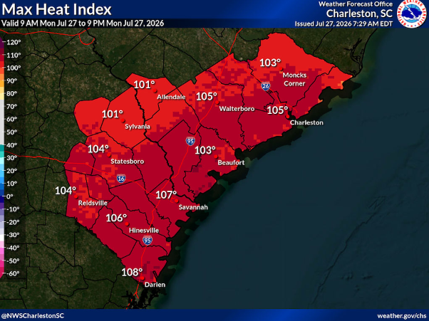 City of Savannah Opening Cooling Centers Amid Extreme Heat • Savannah Herald City of Savannah Opening Cooling Centers Amid Extreme Heat • Savannah, GA