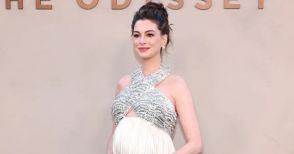 Pregnant Anne Hathaway Surprised With Baby Gift on Today Pregnant Anne Hathaway Surprised With Baby Gift on Today