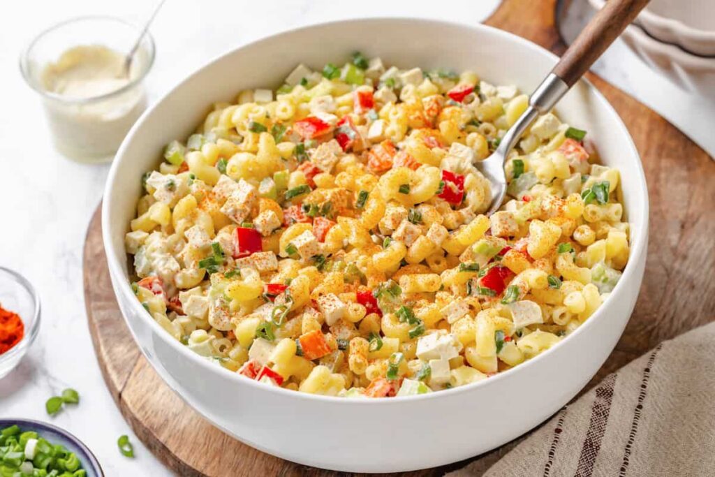 Vegan Macaroni Salad Recipe | Jessica in the Kitchen