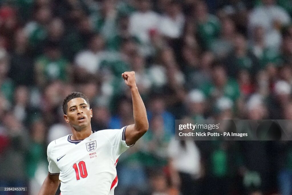 Jude Bellingham — of Jamaican and Kenyan descent through his mother — scored twice as England knocked co-hosts Mexico out of the 2026 World Cup in a 3-2 Azteca classic