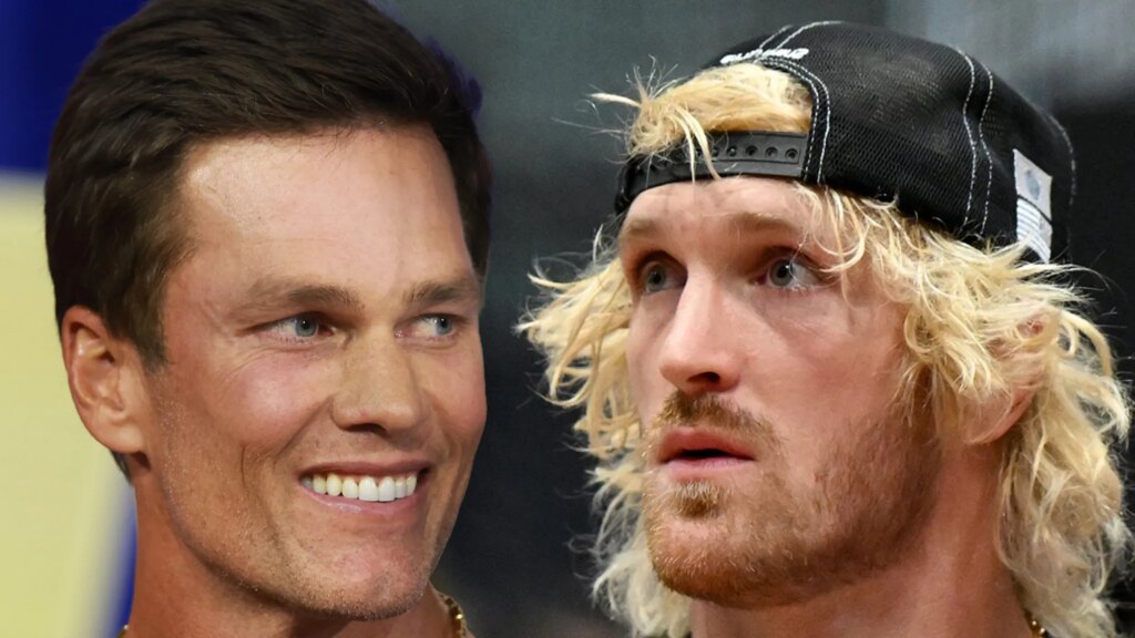 Tom Brady Smacks Logan Paul Onstage at Fanatics Fest 2026, Video Shows Tom Brady Smacks Logan Paul Onstage at Fanatics Fest 2026, Video Shows