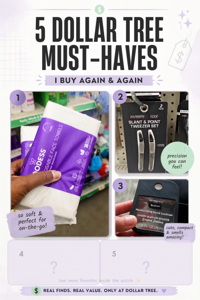 5 Dollar Tree Must-Haves I Buy Again and Again