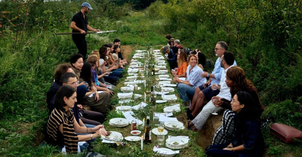 These Surreal Dinner Parties in Nature Aren’t AI