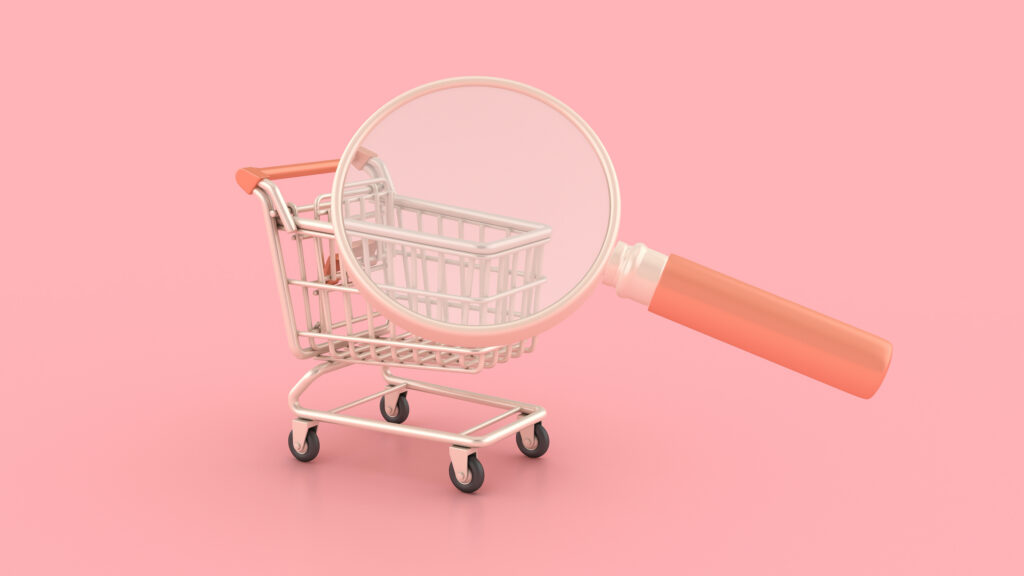 We’re all amateur food safety inspectors now Magnifying glass over a shopping cart (porocorex / Getty Images)