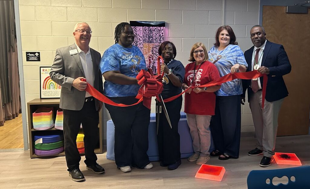 Ribbon Cutting Held at West Chatham Elementary for Completed Georgia United School Crashers Project Ribbon Cutting Held at West Chatham Elementary for Completed Georgia United School Crashers Project