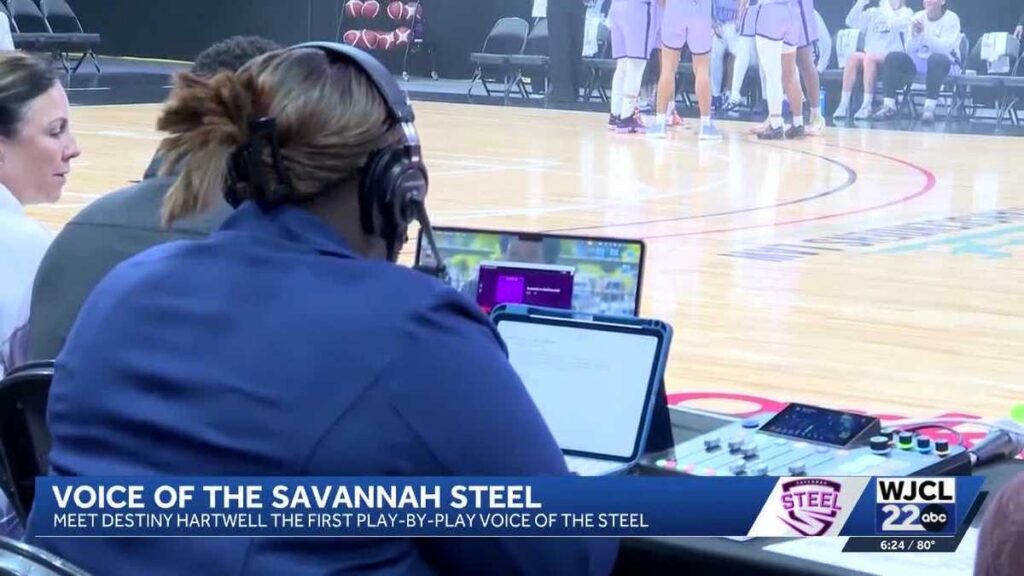 Destiny Hartwell is first voice of the Savannah Steel Destiny Hartwell is first voice of the Savannah Steel