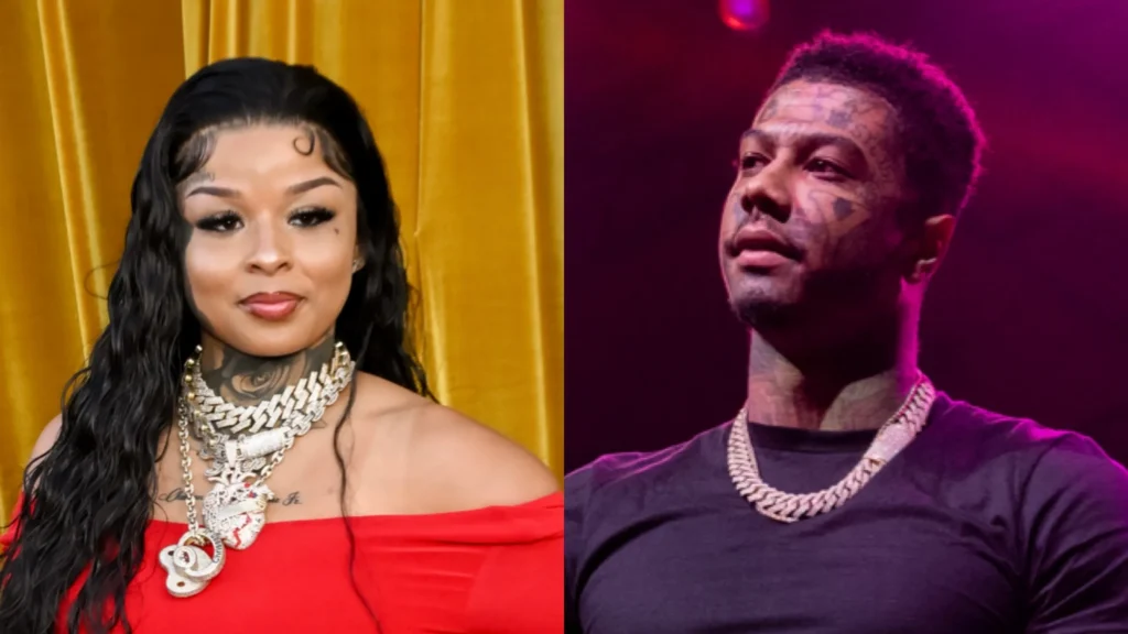Chrisean Rock Wears Blueface’s Chain While Out With Him (Video) Chrisean Rock Dons Blueface