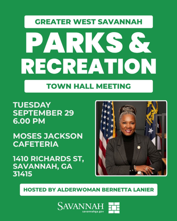 Savannah District One Alderwoman to Host Town Hall • Savannah Herald Savannah District One Alderwoman to Host Town Hall • Savannah, GA