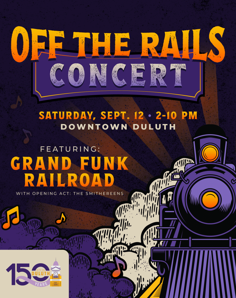 City of Duluth Invites Community to “The Big 150: Off the Rails” on September 12 City of Duluth Invites Community to “The Big 150: Off the Rails” on September 12