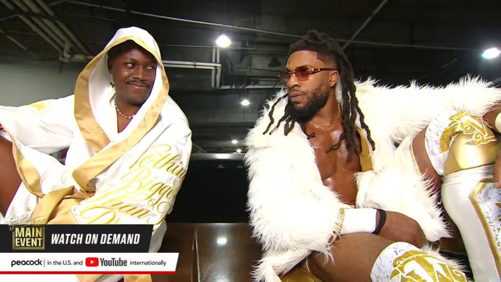 Lil Yachty Survives WWE Debut to Help Trick Williams Lil Yachty Survives WWE Debut to Help Trick Williams