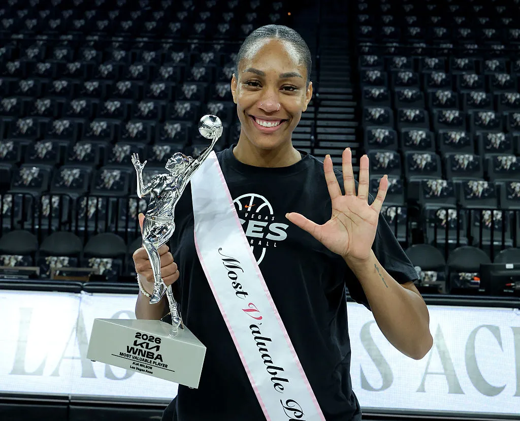 Las Vegas Aces Player A’ja Wilson Wins 2026 WNBA MVP Award Las Vegas Aces Player A’ja Wilson Wins 2026 WNBA MVP Award
