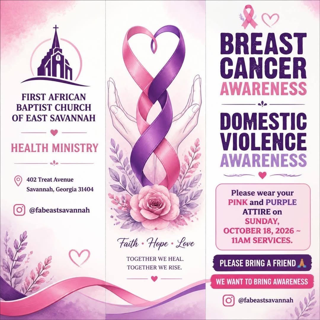 Sigma Gamma Rho Alpha Iota Sigma Alumnae Chapter breast cancer awareness worship and education flyer