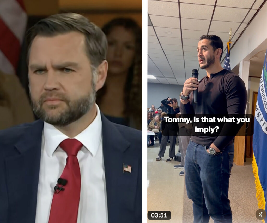 El-Sayed, Vance pressed on religion, loyalty and immigration